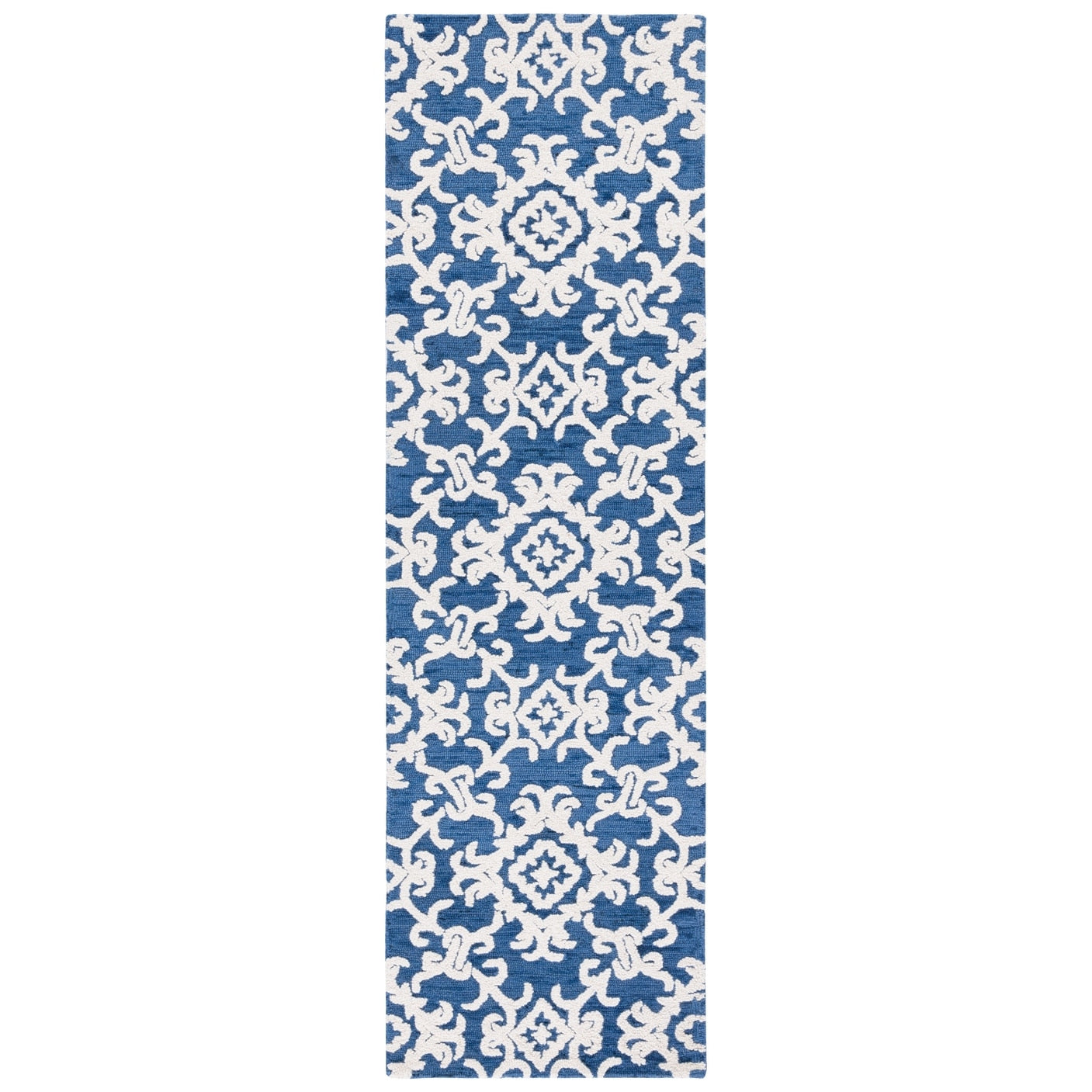SAFAVIEH, Tapis en laine moderne à motif floral Blossom Vesela, fait main