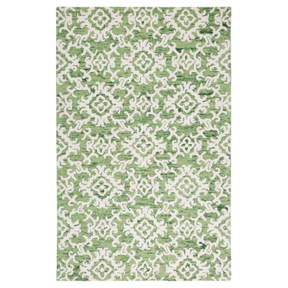 SAFAVIEH, Tapis en laine moderne à motif floral Blossom Vesela, fait main