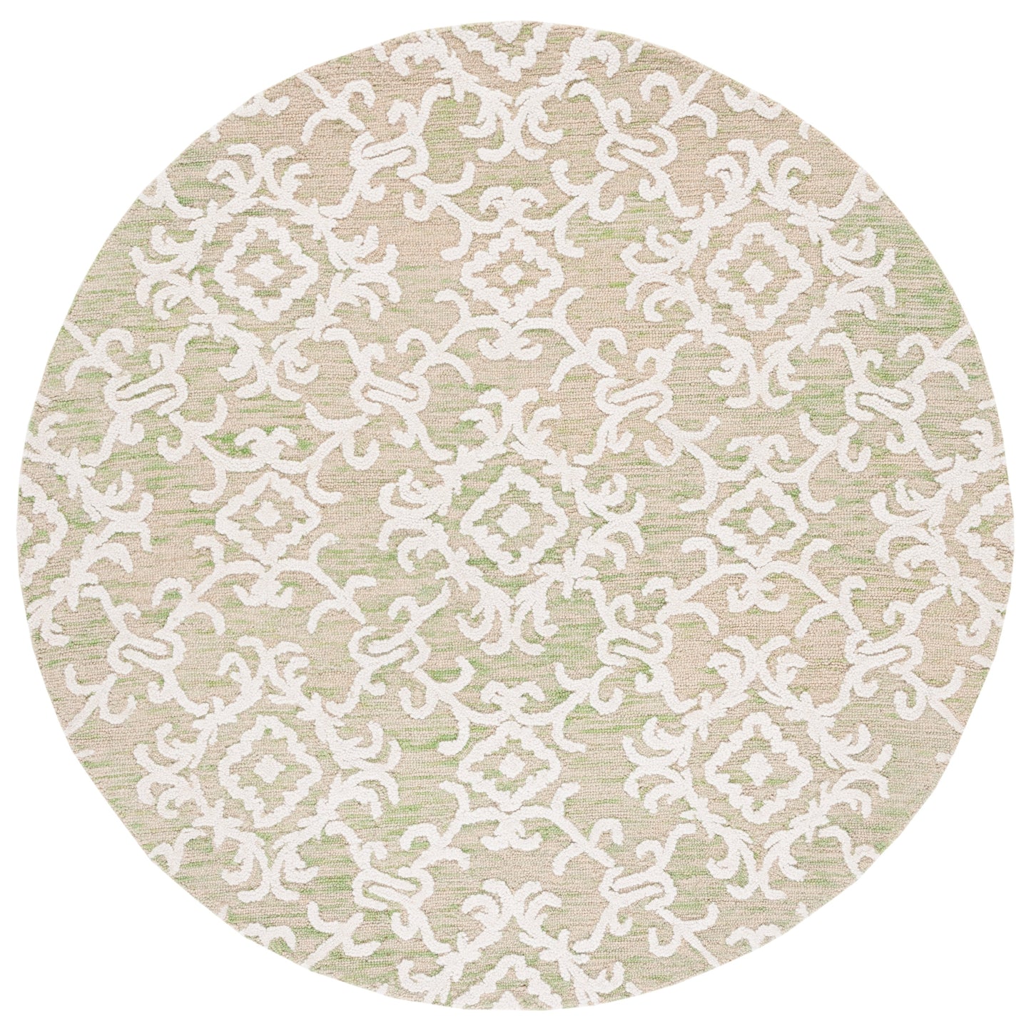 SAFAVIEH, Tapis en laine moderne à motif floral Blossom Vesela, fait main