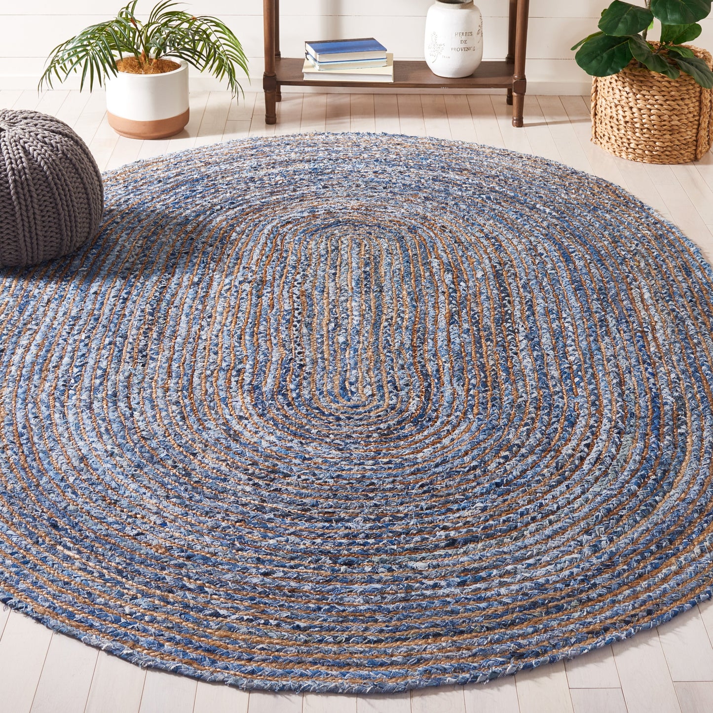 SAFAVIEH, Tapis en jute fait main de style bohème côtier Cape Cod Rietie