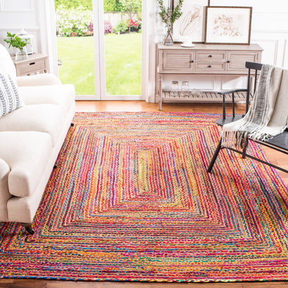 SAFAVIEH, Tapis en jute fait main de style bohème côtier Cape Cod Rietie