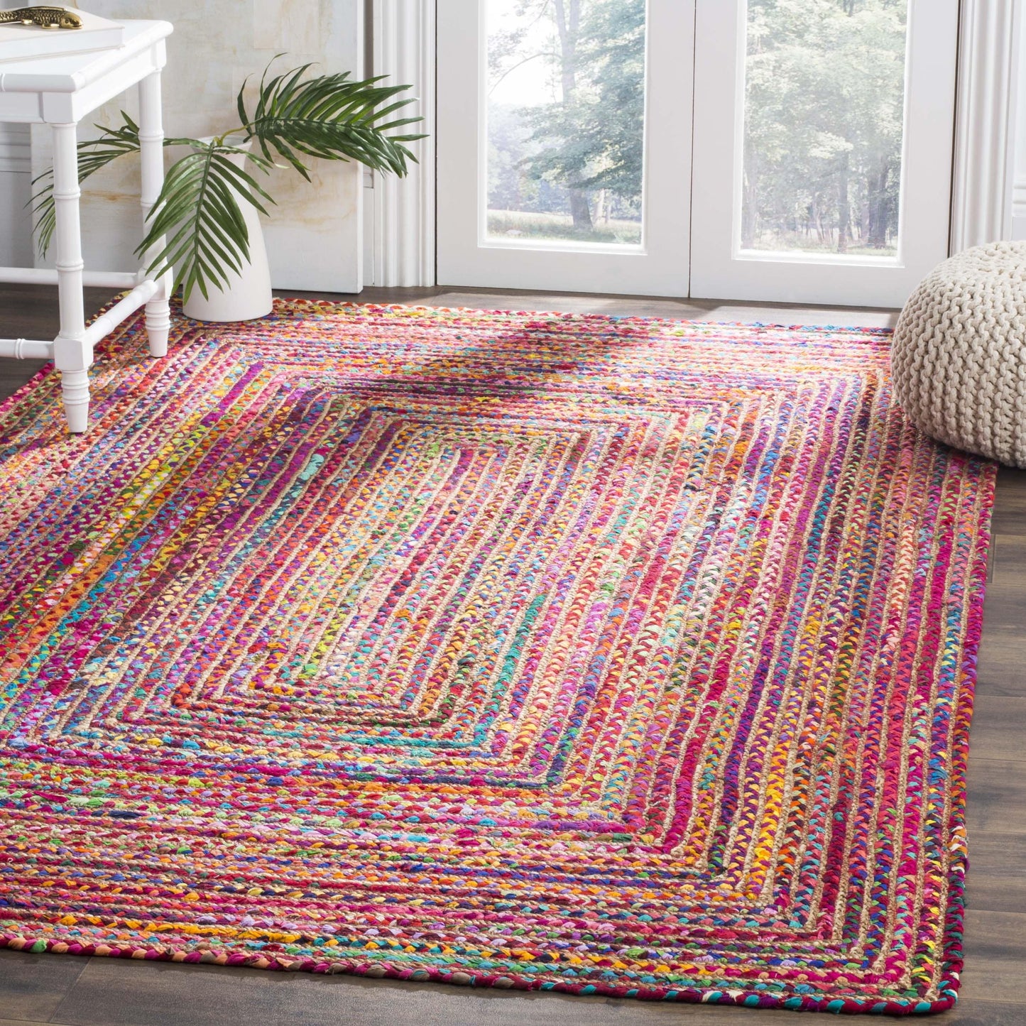 SAFAVIEH, Tapis en jute fait main de style bohème côtier Cape Cod Rietie