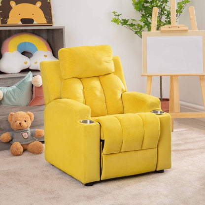 Sièges magiques pour princesses super-héros, fauteuil inclinable super luxueux pour enfants avec repose-pieds, appui-tête et 2 porte-gobelets