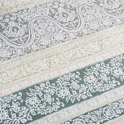 Ensemble de couvre-lit Serenta 6 pièces en mélange de coton pour lit de jour - 75 x 39