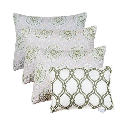 Ensemble de couvre-lit Serenta 6 pièces en mélange de coton pour lit de jour - 75 x 39