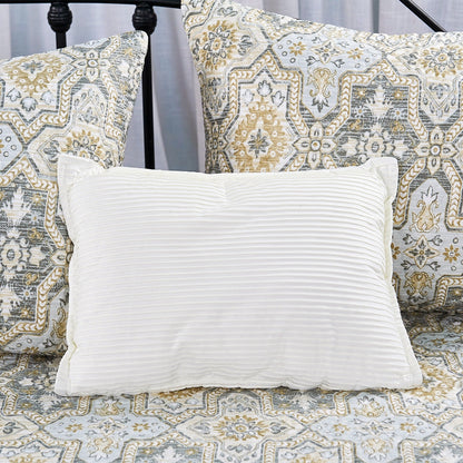 Ensemble de couvre-lit Serenta 6 pièces en mélange de coton pour lit de jour - 75 x 39