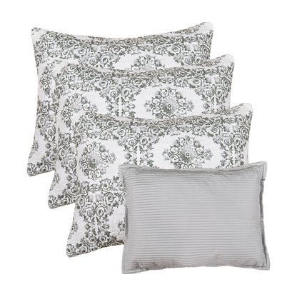 Ensemble de couvre-lit Serenta 6 pièces en mélange de coton pour lit de jour - 75 x 39