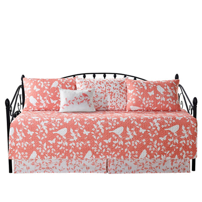 Ensemble de couvre-lit Serenta 6 pièces en mélange de coton pour lit de jour - 75 x 39