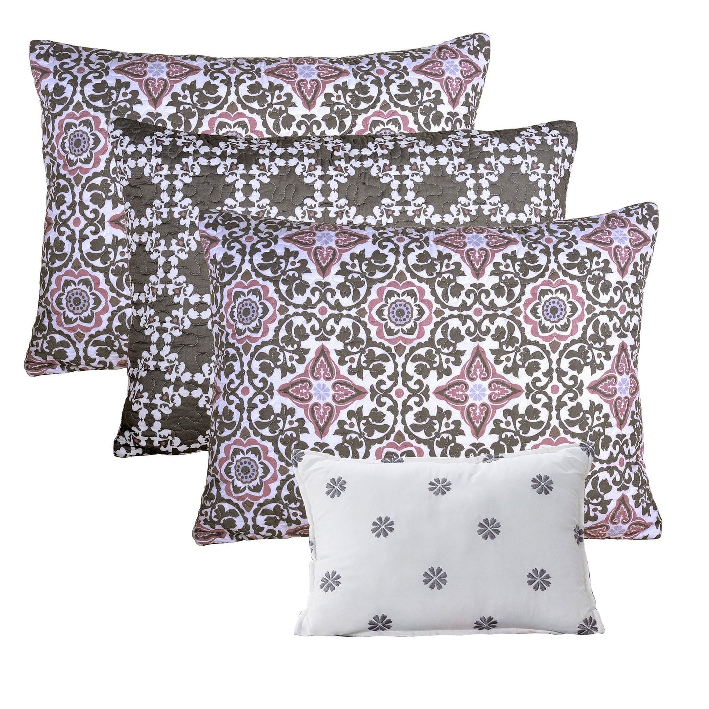 Ensemble de couvre-lit Serenta 6 pièces en mélange de coton pour lit de jour - 75 x 39