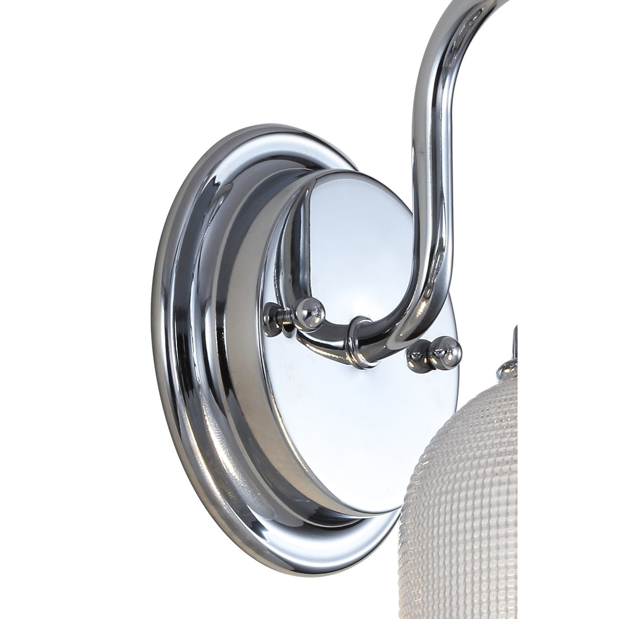 Applique murale LED Shirley en métal et verre, par JONATHAN Y