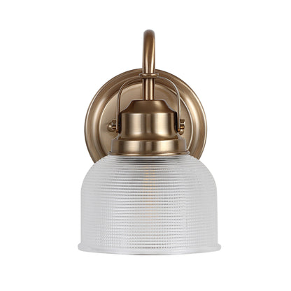 Applique murale LED Shirley en métal et verre, par JONATHAN Y