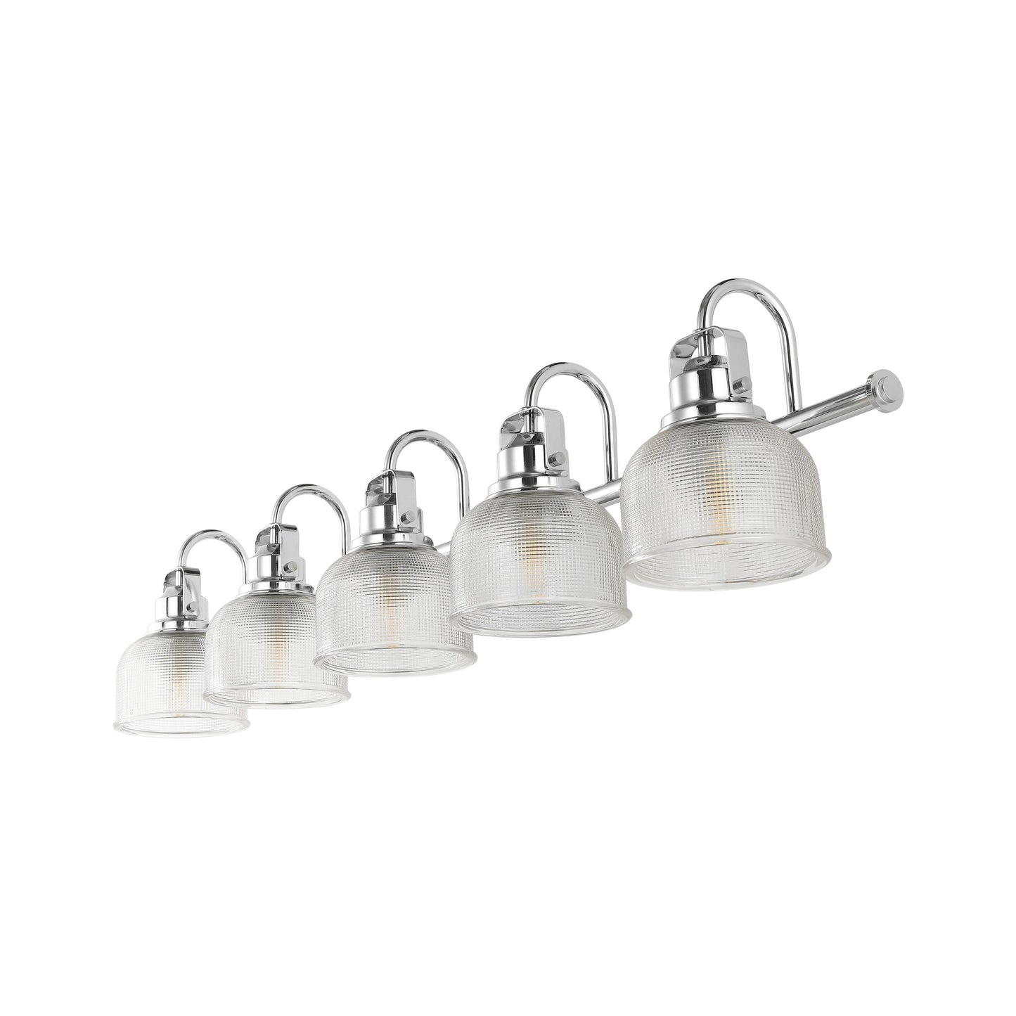 Applique murale LED Shirley en métal et verre, par JONATHAN Y