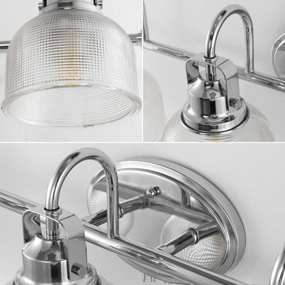 Applique murale LED Shirley en métal et verre, par JONATHAN Y