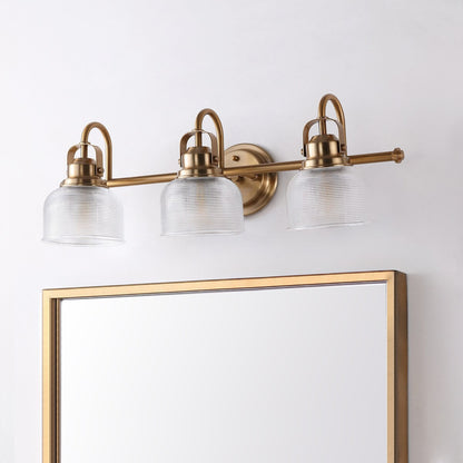 Applique murale LED Shirley en métal et verre, par JONATHAN Y