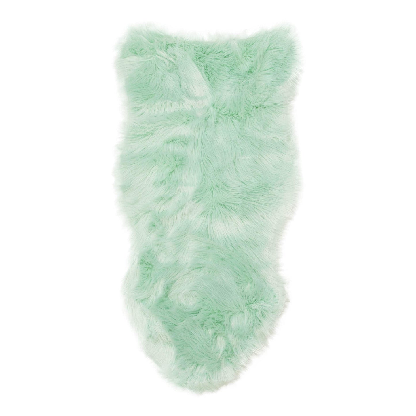 Tapis en fausse fourrure de mouton Silver Orchid Parrott