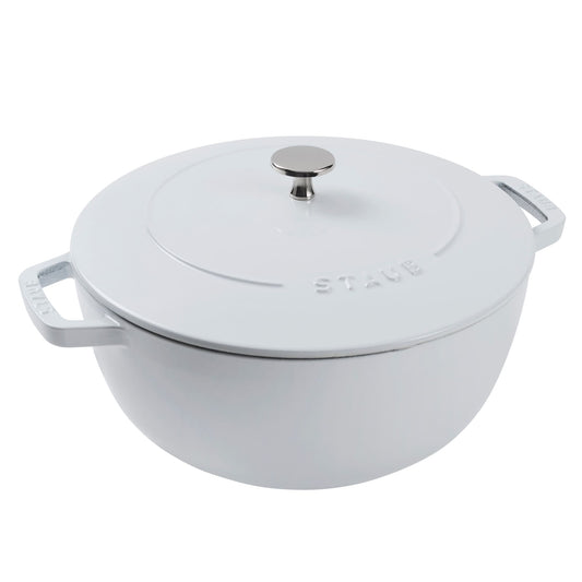 Cocotte en fonte Staub Essential, cocotte hollandaise, 5 pintes, pour 5 à 6 personnes, fabriquée en France - 5 pintes