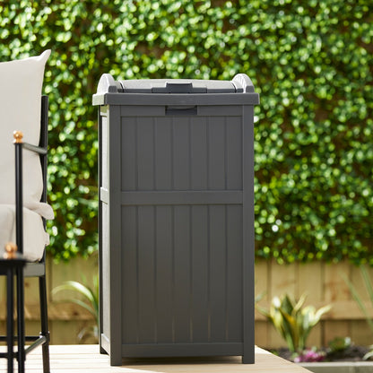 Poubelles Suncast Hideaway de 30 gallons pour l'extérieur et le cyberespace