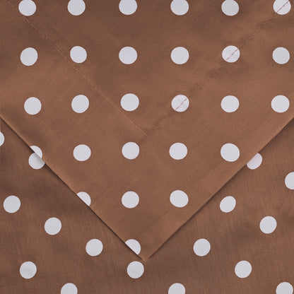 Housse de couette en coton mélangé à pois, 600 fils/cm², qualité supérieure