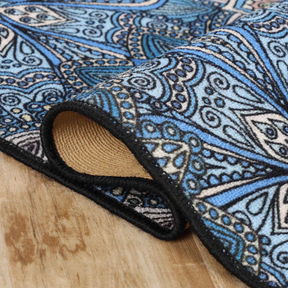 Tapis d'intérieur/extérieur antidérapant Superior Cassidy Floral Boho