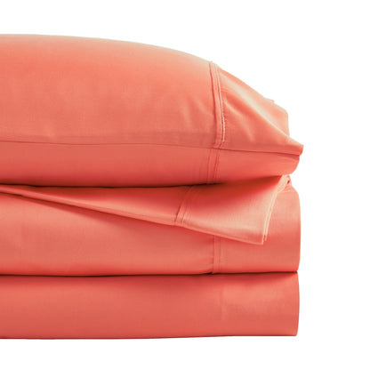 Ensemble de draps-housses en mélange de coton de qualité supérieure, 1200 fils/cm², à poches profondes.