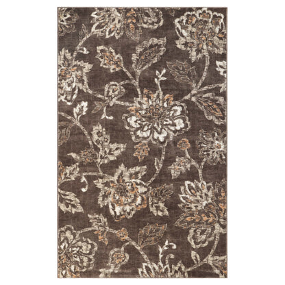 Tapis d'intérieur de style jacobéen à motifs floraux de qualité supérieure