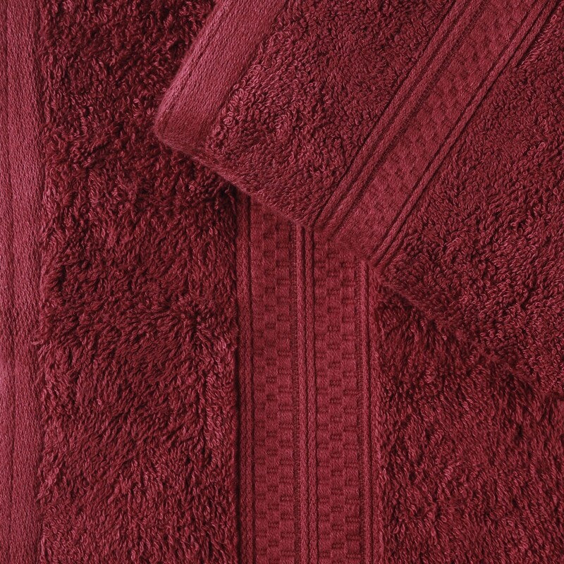 Ensemble de 18 serviettes de qualité supérieure en rayonne de bambou et coton (6 serviettes de bain, 6 serviettes pour les mains, 6 serviettes pour le visage)