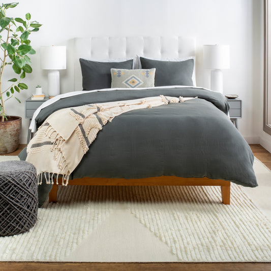 Parure de lit en lin uni Suzzy d'Artistic Weavers