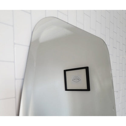 Miroir de salle de bain ovale moderne sans cadre de Sydney