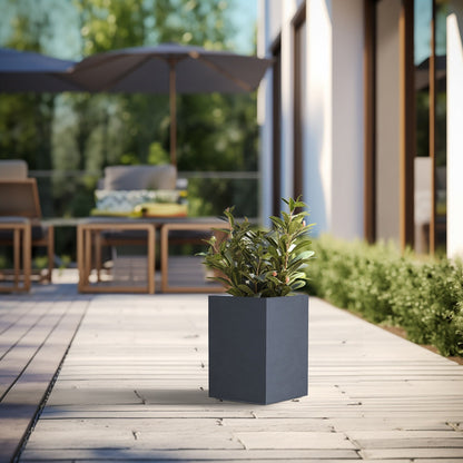 Jardinières rectangulaires en béton de grande taille / Grandes jardinières d'intérieur et d'extérieur