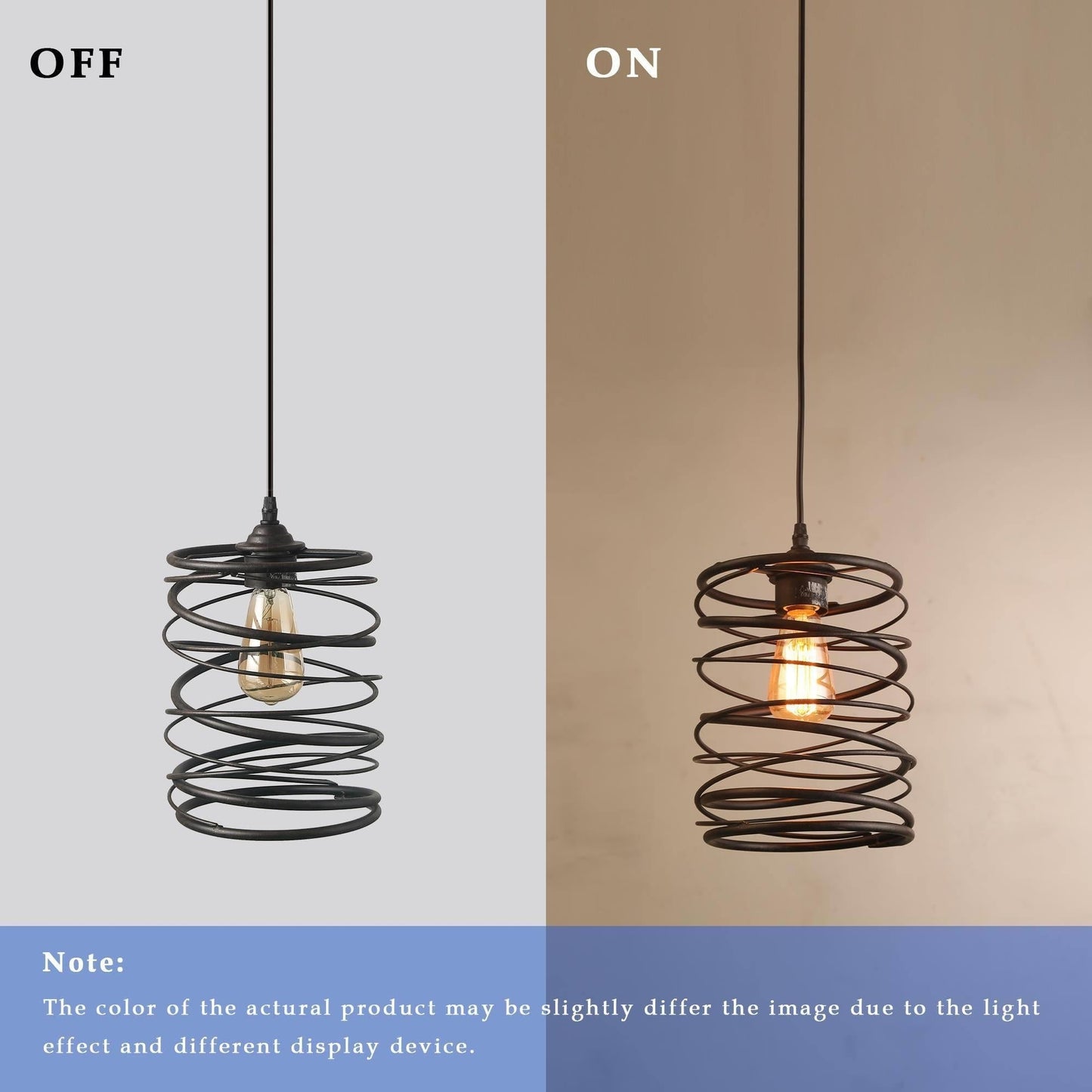 Suspension à une lumière de style ferme Gray Barn pour l'îlot de cuisine/salle à manger