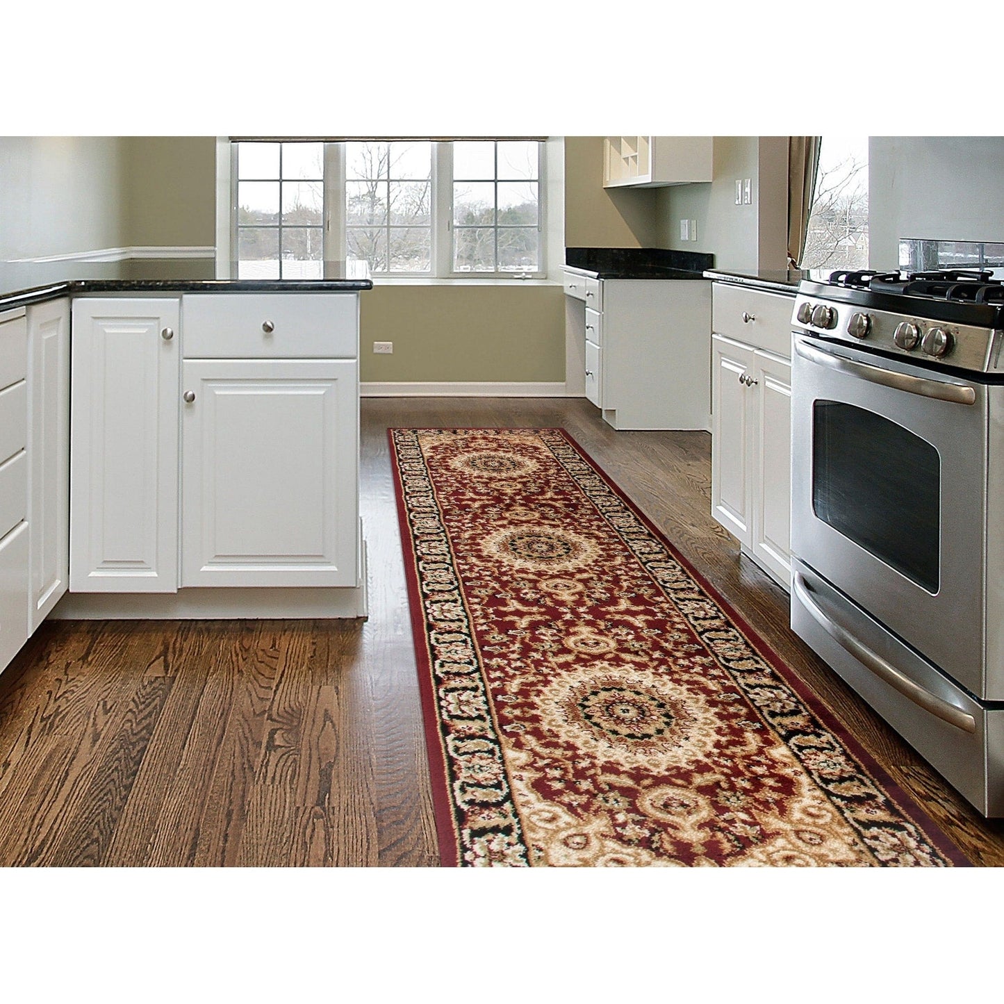 Tapis traditionnel oriental à médaillon de la World Rug Gallery