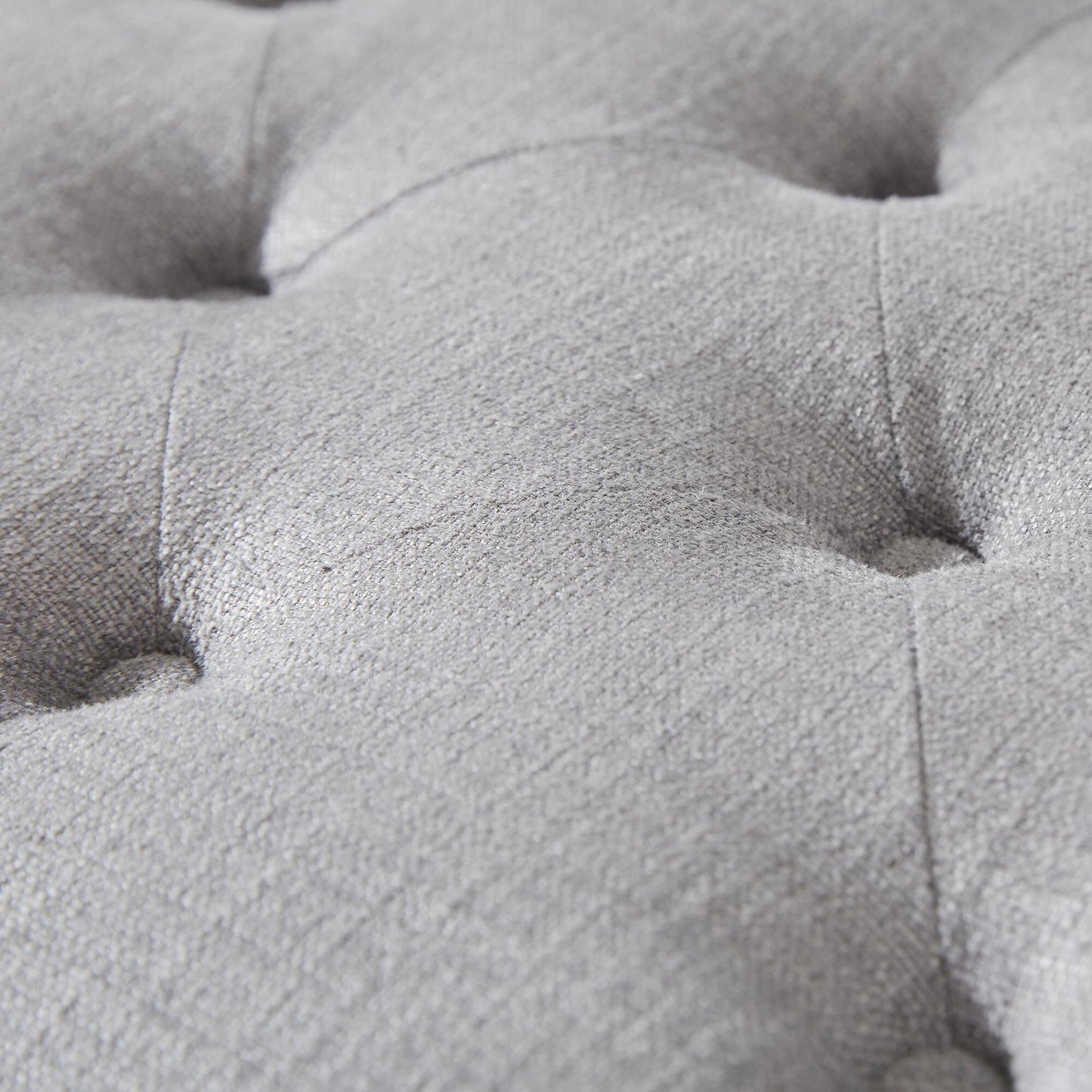 Banc ottoman de rangement capitonné, repose-pieds rectangulaire