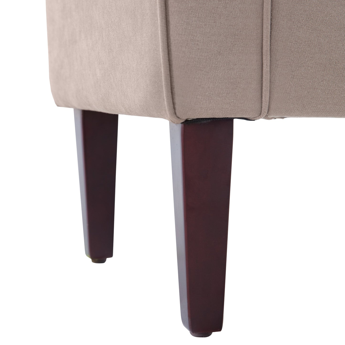 Banc de rangement rembourré, banc d'entrée avec dessus rabattable touffeté, 50,4 pouces