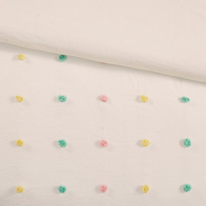 Ensemble de couette à pompons Ensley en coton jacquard par Intelligent Design Kids
