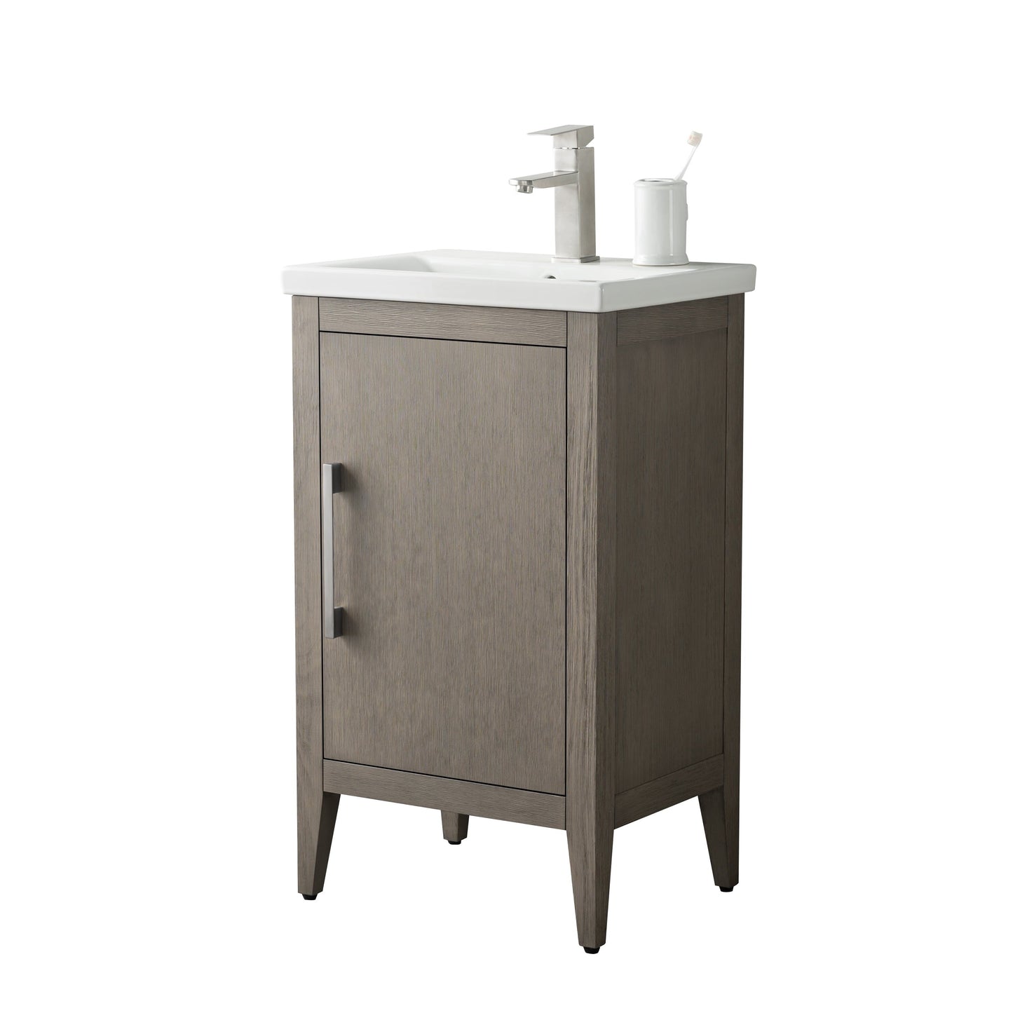 Meuble-lavabo simple Vanity Art 20, 24 ou 30 avec dessus en céramique