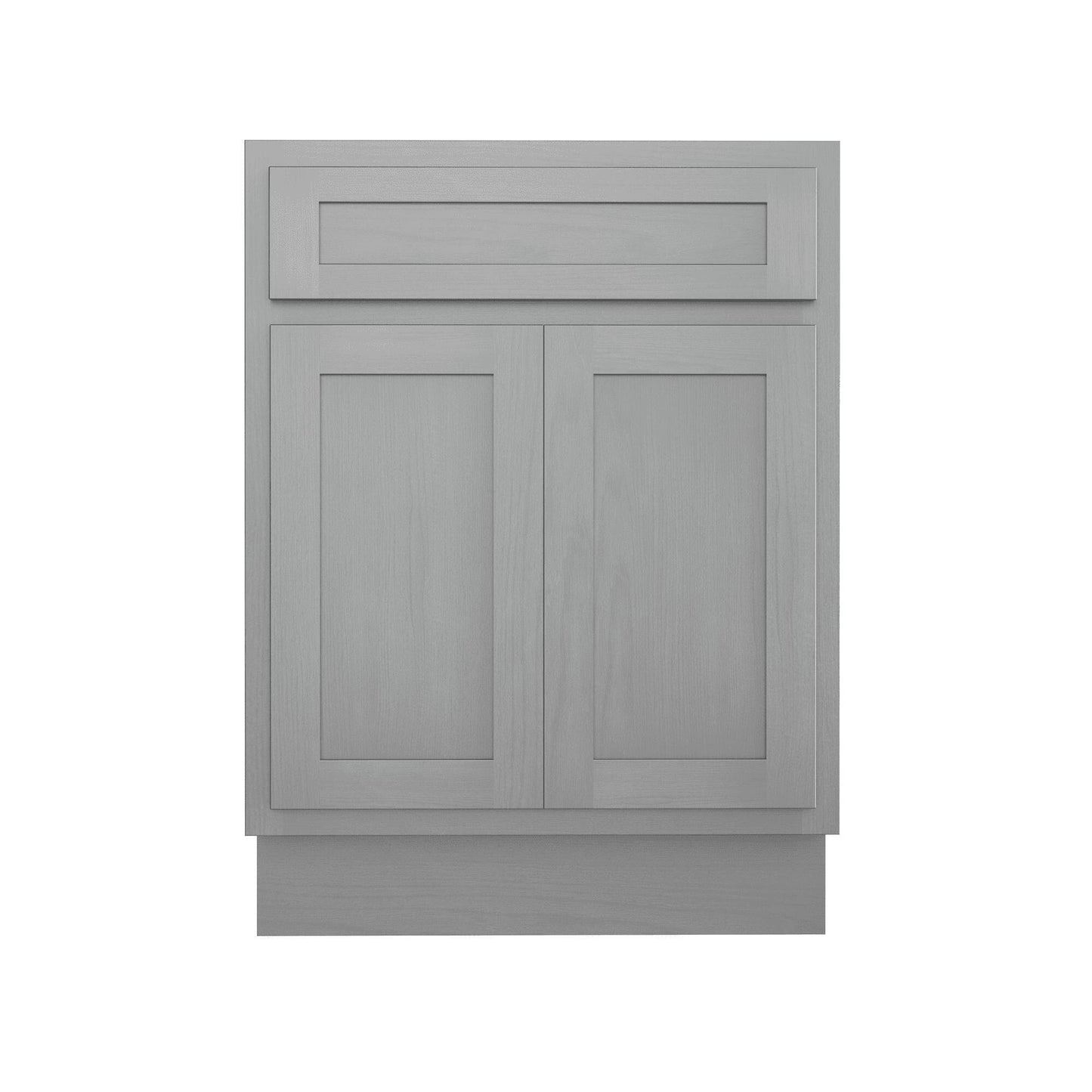 Meuble-lavabo simple en bois massif de 24 pouces de Vanity Art