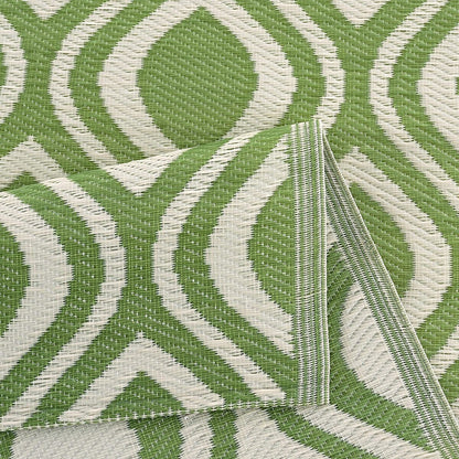 Tapis de sol/tapis d'extérieur léger et réversible Venice en plastique recyclé