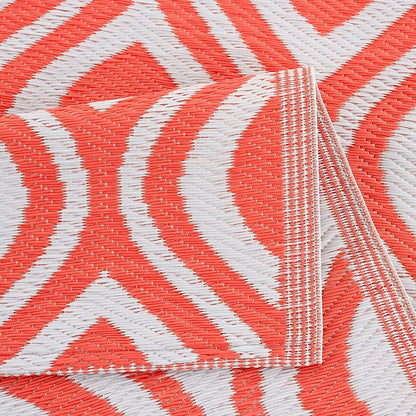 Tapis de sol/tapis d'extérieur léger et réversible Venice en plastique recyclé