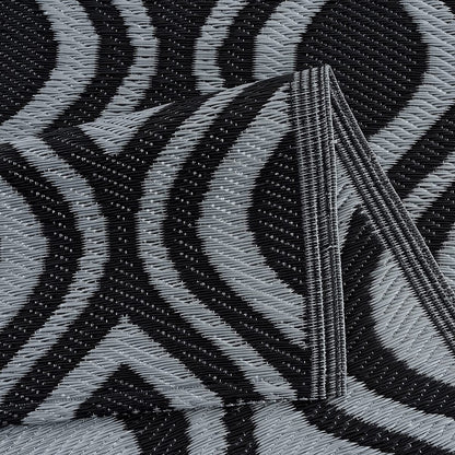 Tapis de sol/tapis d'extérieur léger et réversible Venice en plastique recyclé