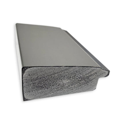 Miroir mural biseauté pour salle de bain - Cadre Vista en nickel brossé