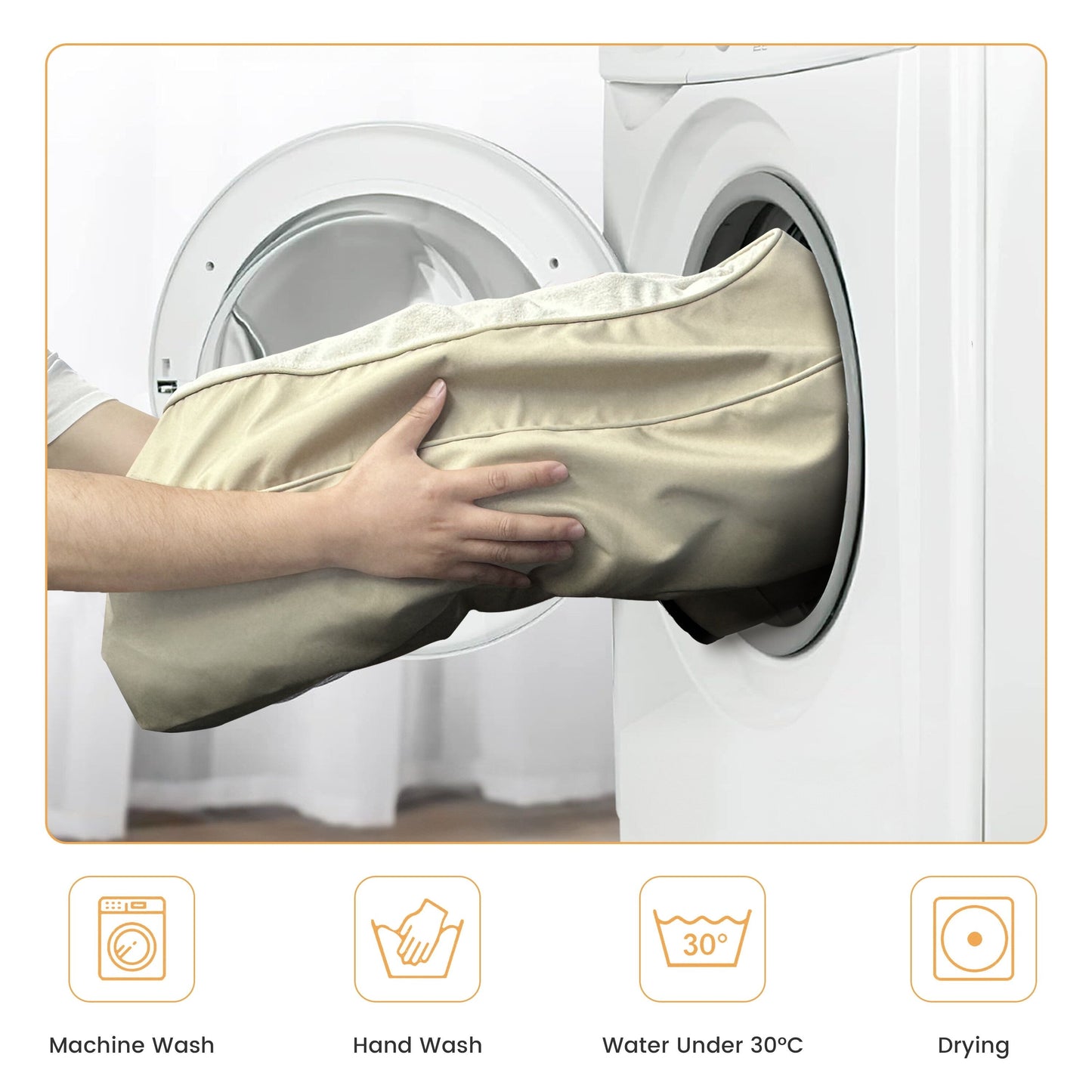 Lit orthopédique imperméable en mousse pour chien WOWMAX pour grands chiens