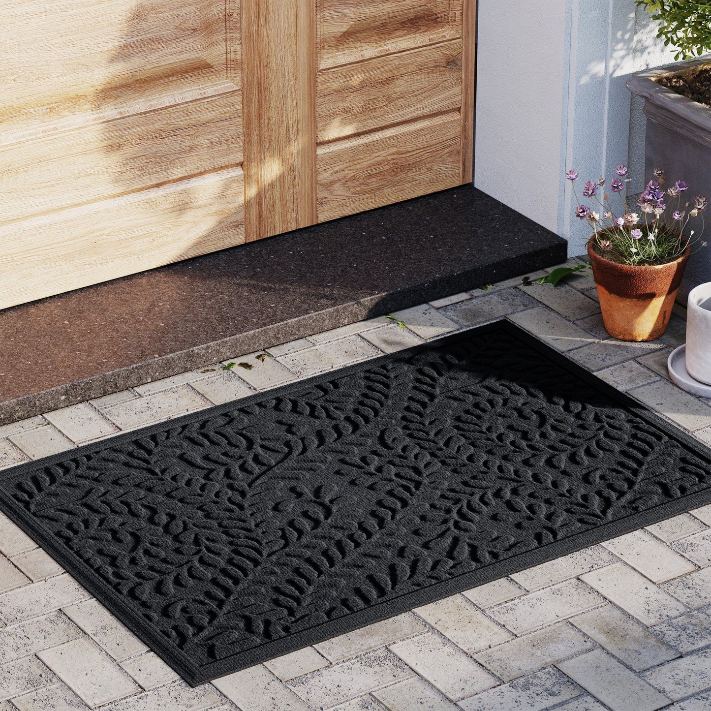 Tapis d'entrée/extérieur WaterHog en buis