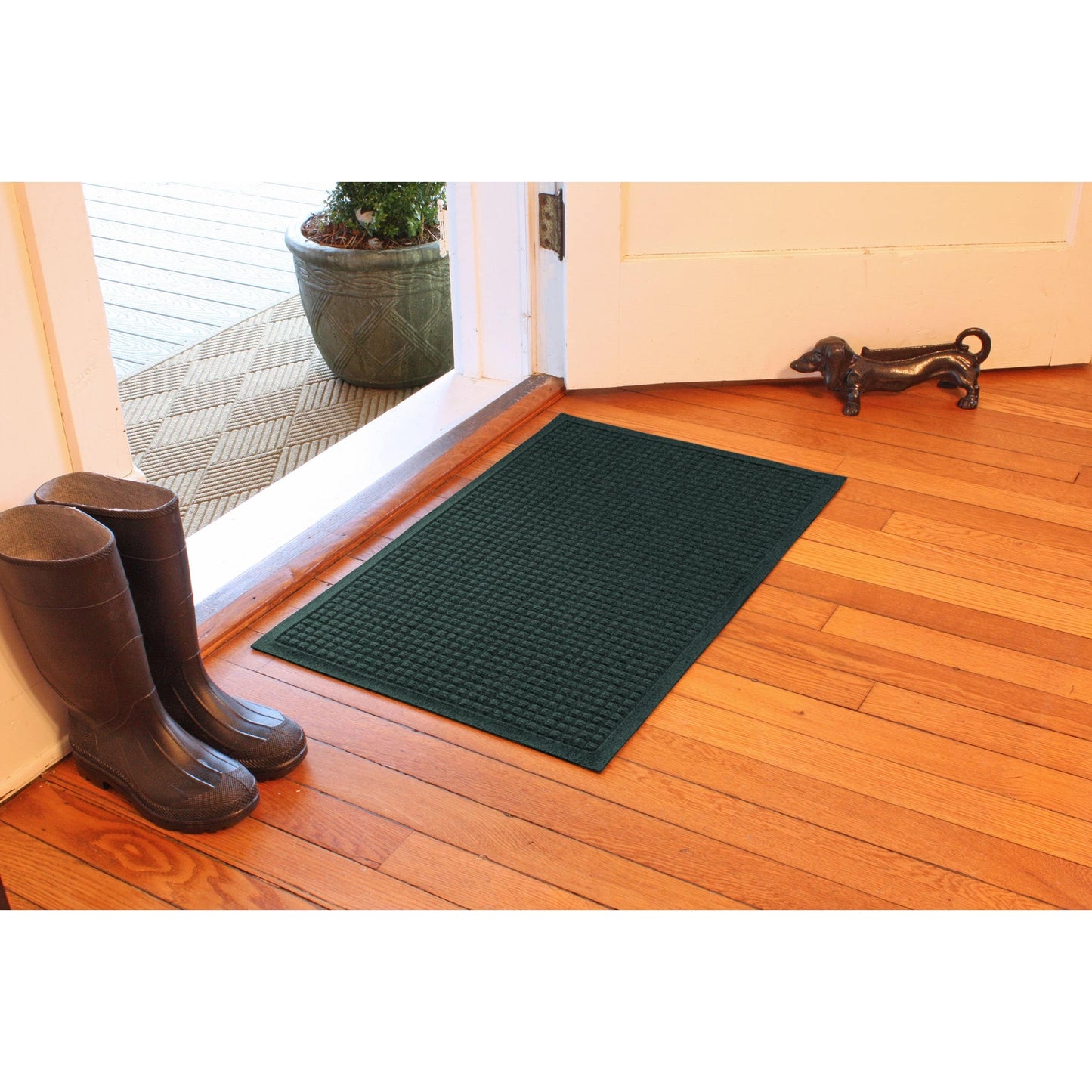 Tapis d'entrée WaterHog Squares pour intérieur et extérieur