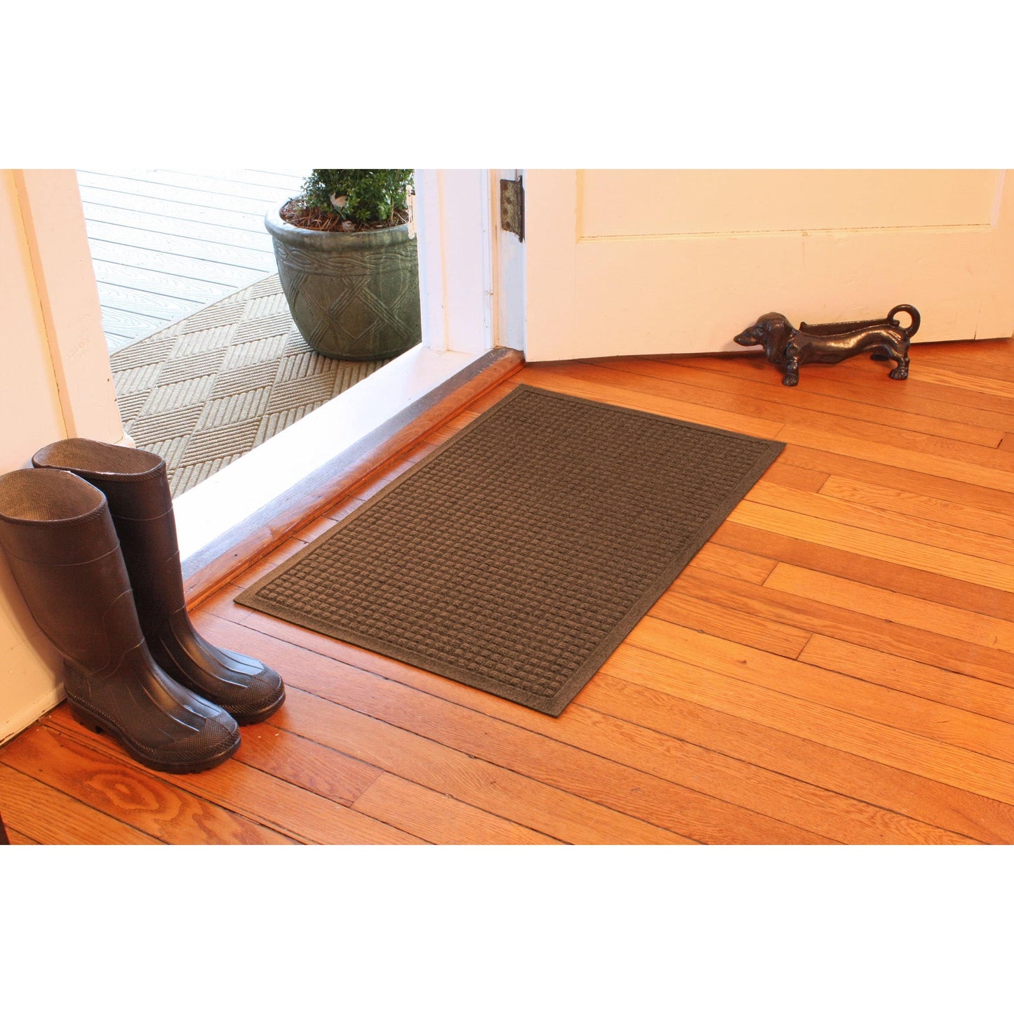 Tapis d'entrée WaterHog Squares pour intérieur et extérieur