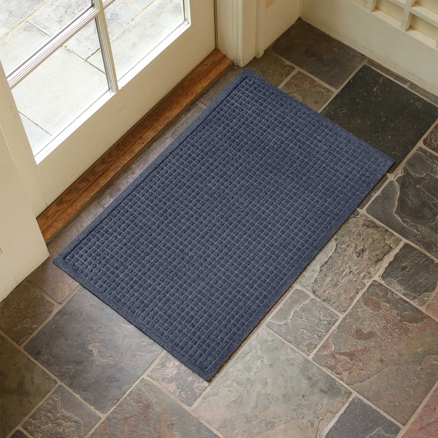 Tapis d'entrée WaterHog Squares pour intérieur et extérieur