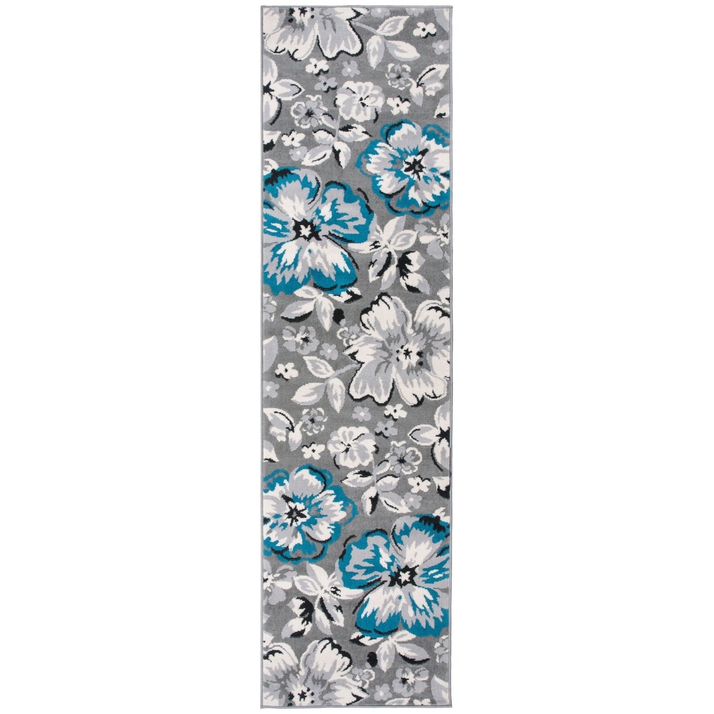 Tapis moderne à motif floral de la galerie World Rug Gallery