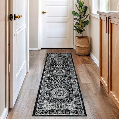 Tapis traditionnel oriental à médaillon de la World Rug Gallery