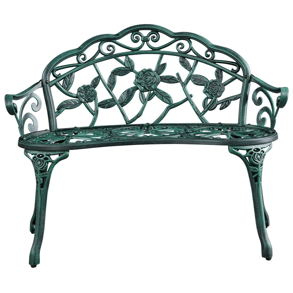 Banc de jardin en métal d'extérieur Yaheetech - N/A