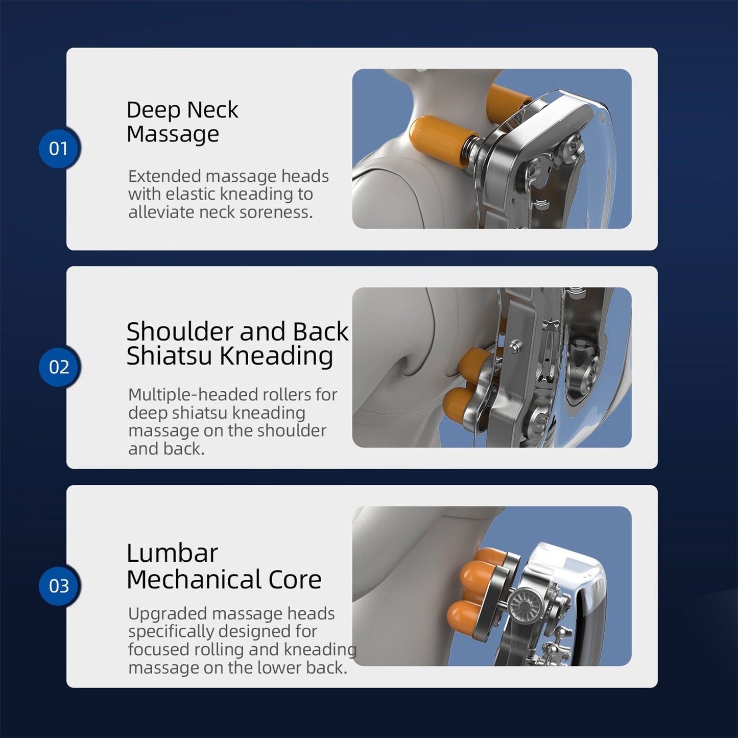 Fauteuil inclinable de massage à gravité zéro avec massage complet du corps, chauffage et audio Bluetooth intégré