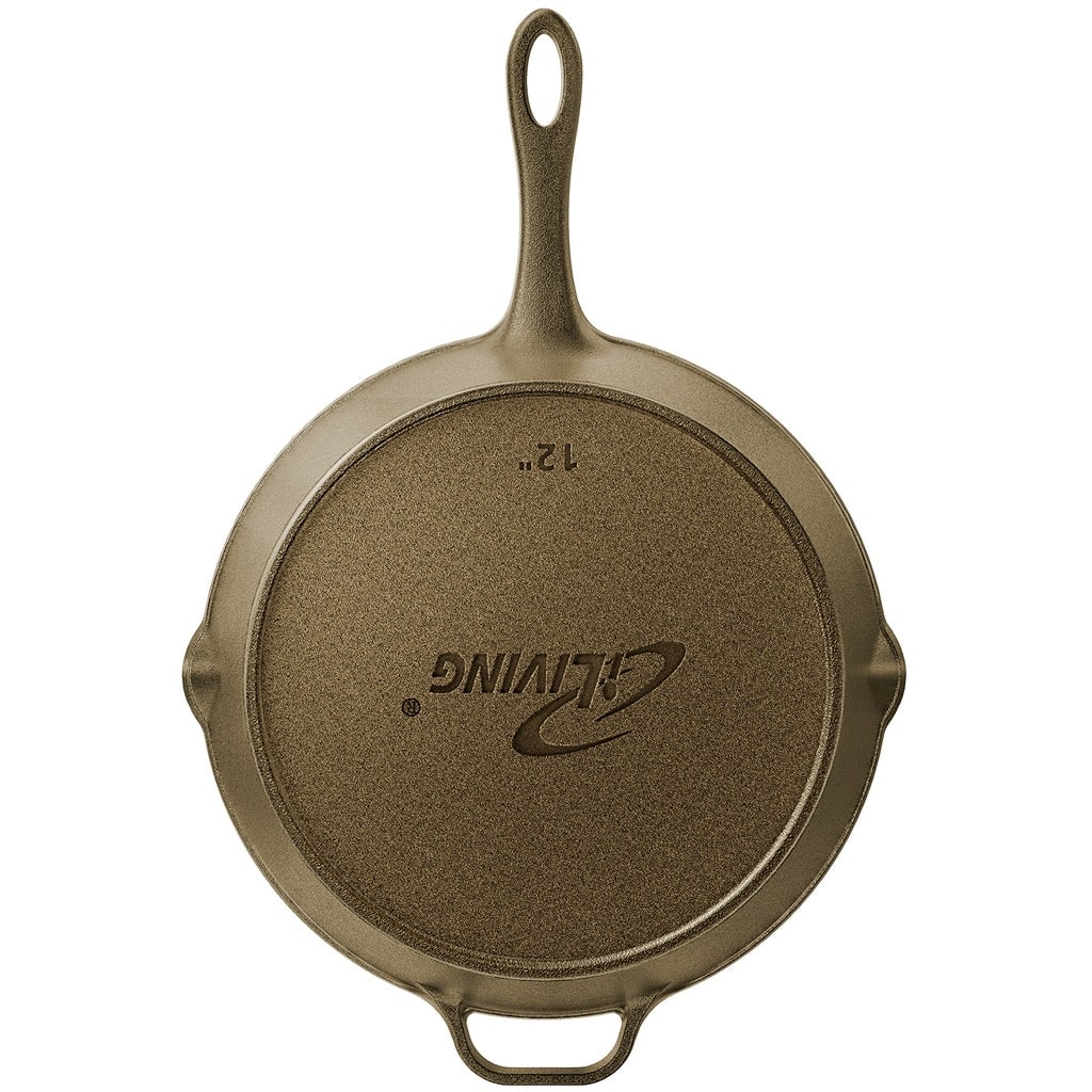Poêle en fonte polie miroir iLiving Seasoned Modern Heirloom 12 (2,7/3,7 L)